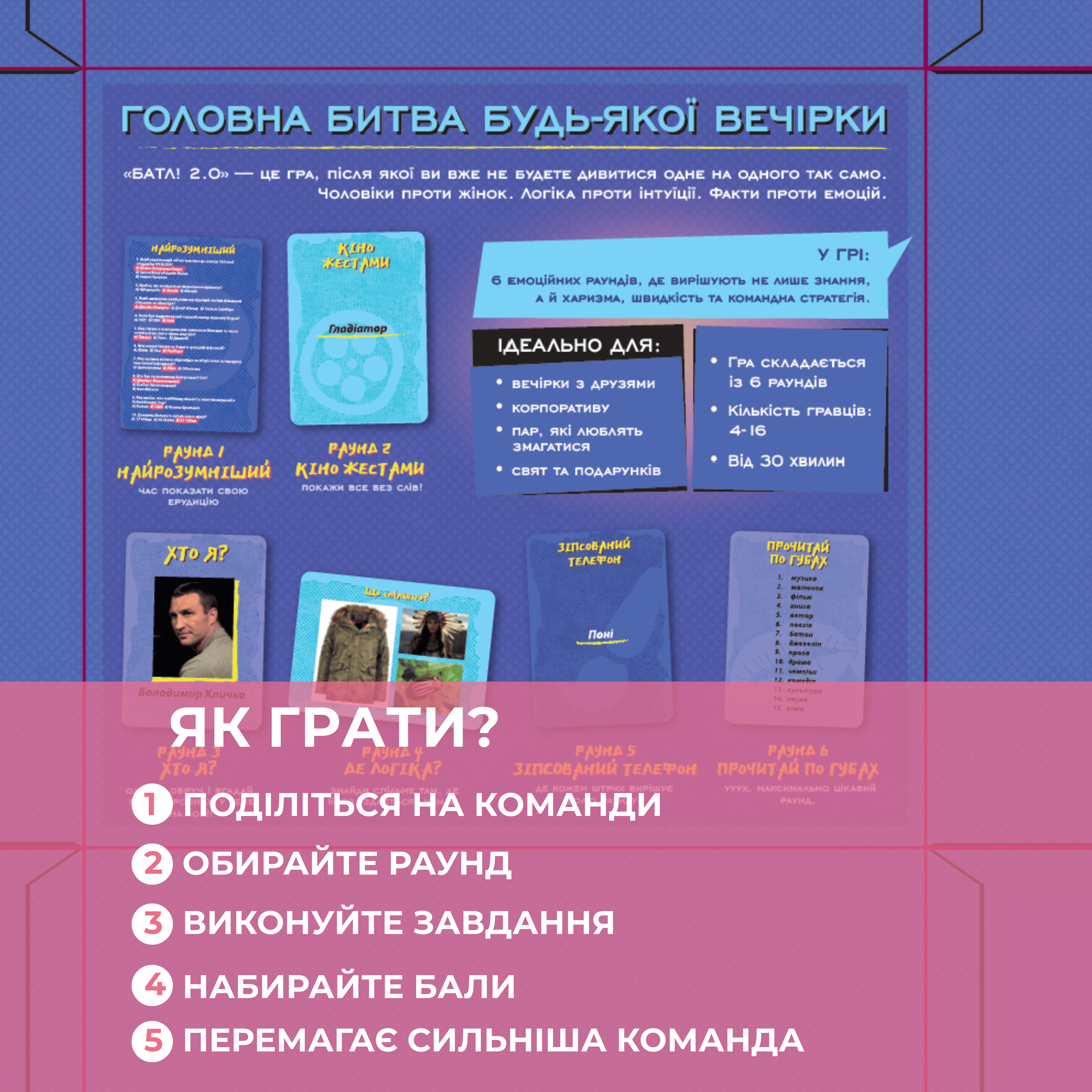 Настільна гра Битва за Бункер
